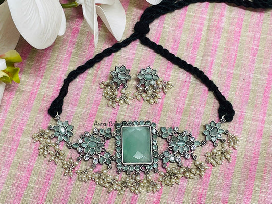 German Silver Choker Set