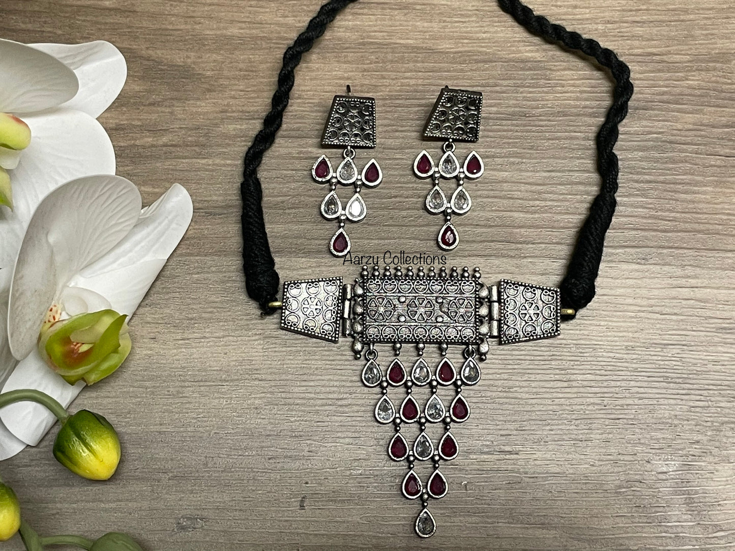 German Silver Choker Set