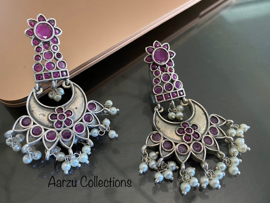 German Silver Earrings