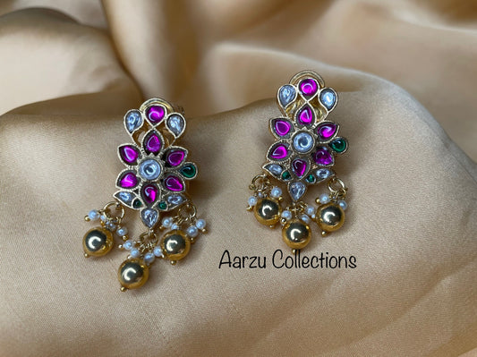 Kundan Jadau Studs