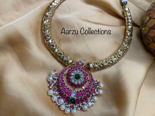 Jadau Kundan Kante Style hasli