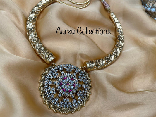 Kundan Jadau Kante Style hasli