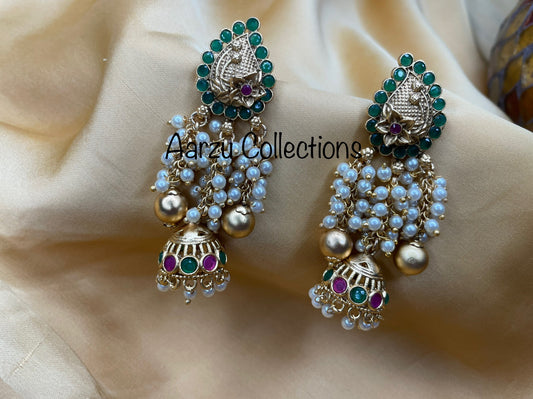 Kemp Earrings - Green