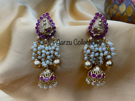 Kemp Earrings - Red