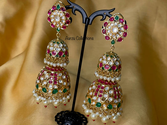Kundan Statement Earrings