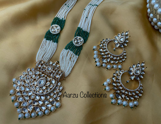 Kundan Necklace and Earring Set