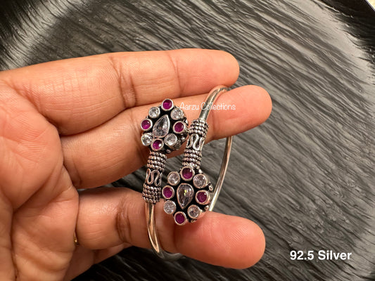 92.5 Silver Flexible fusion bracelet/bangle
