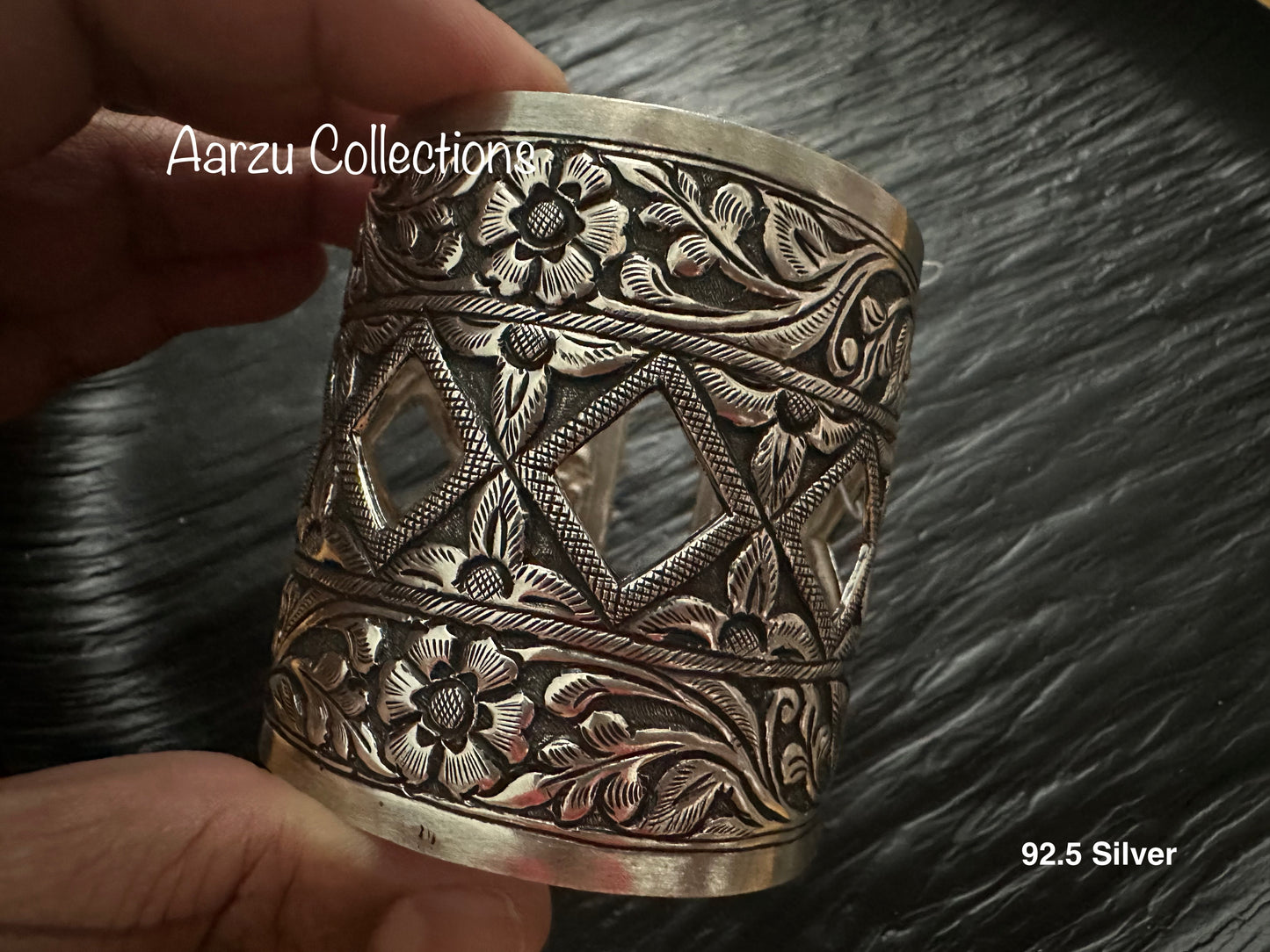 92.5 Silver Chitai Cuff