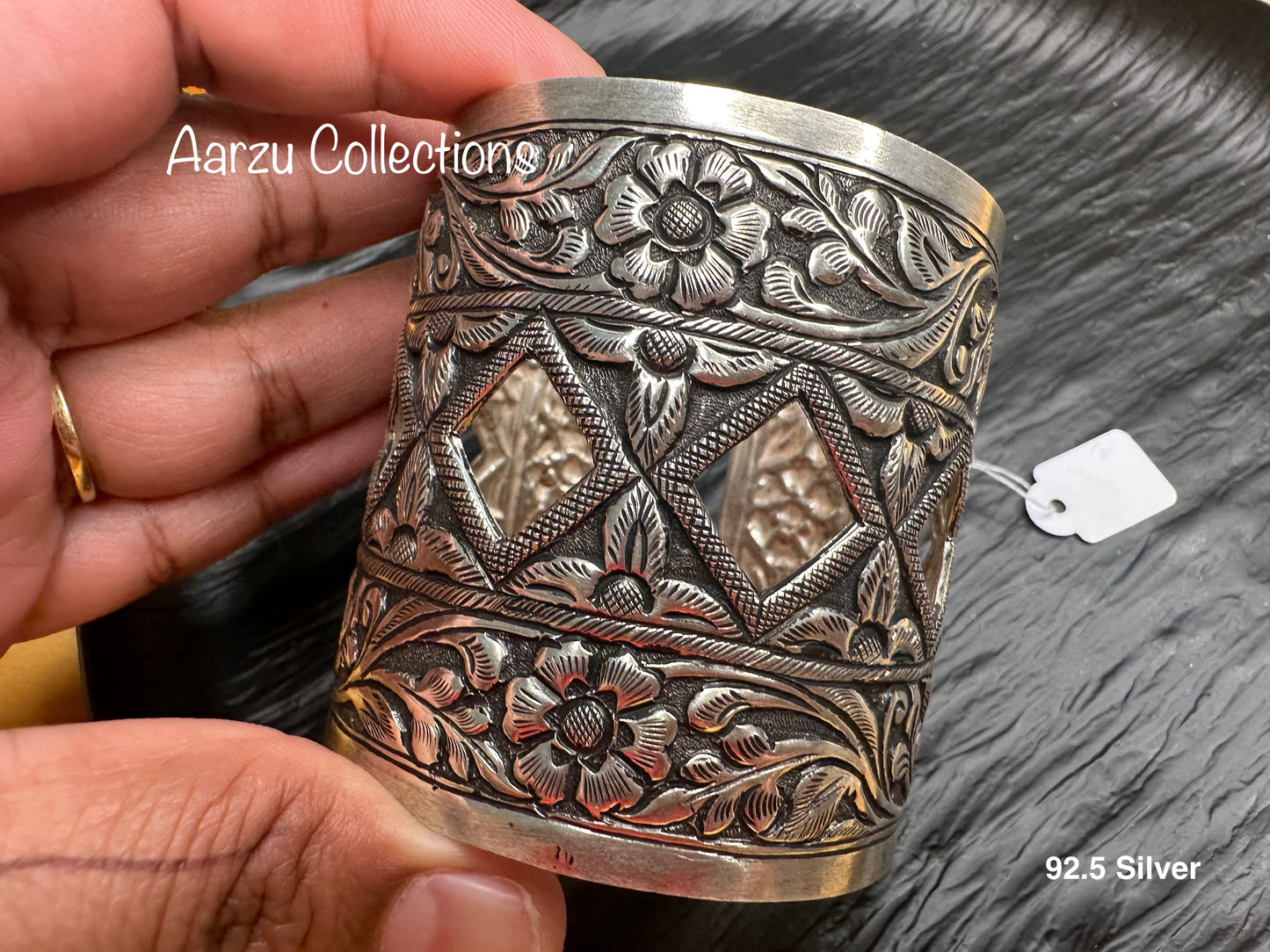 92.5 Silver Chitai Cuff