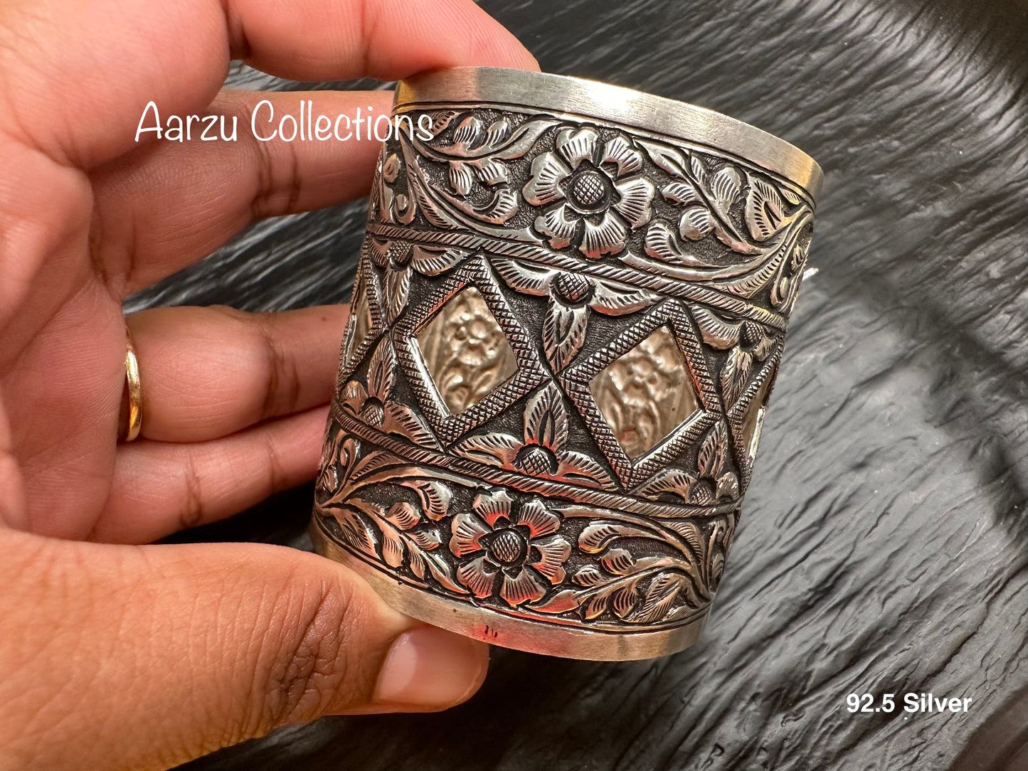 92.5 Silver Chitai Cuff