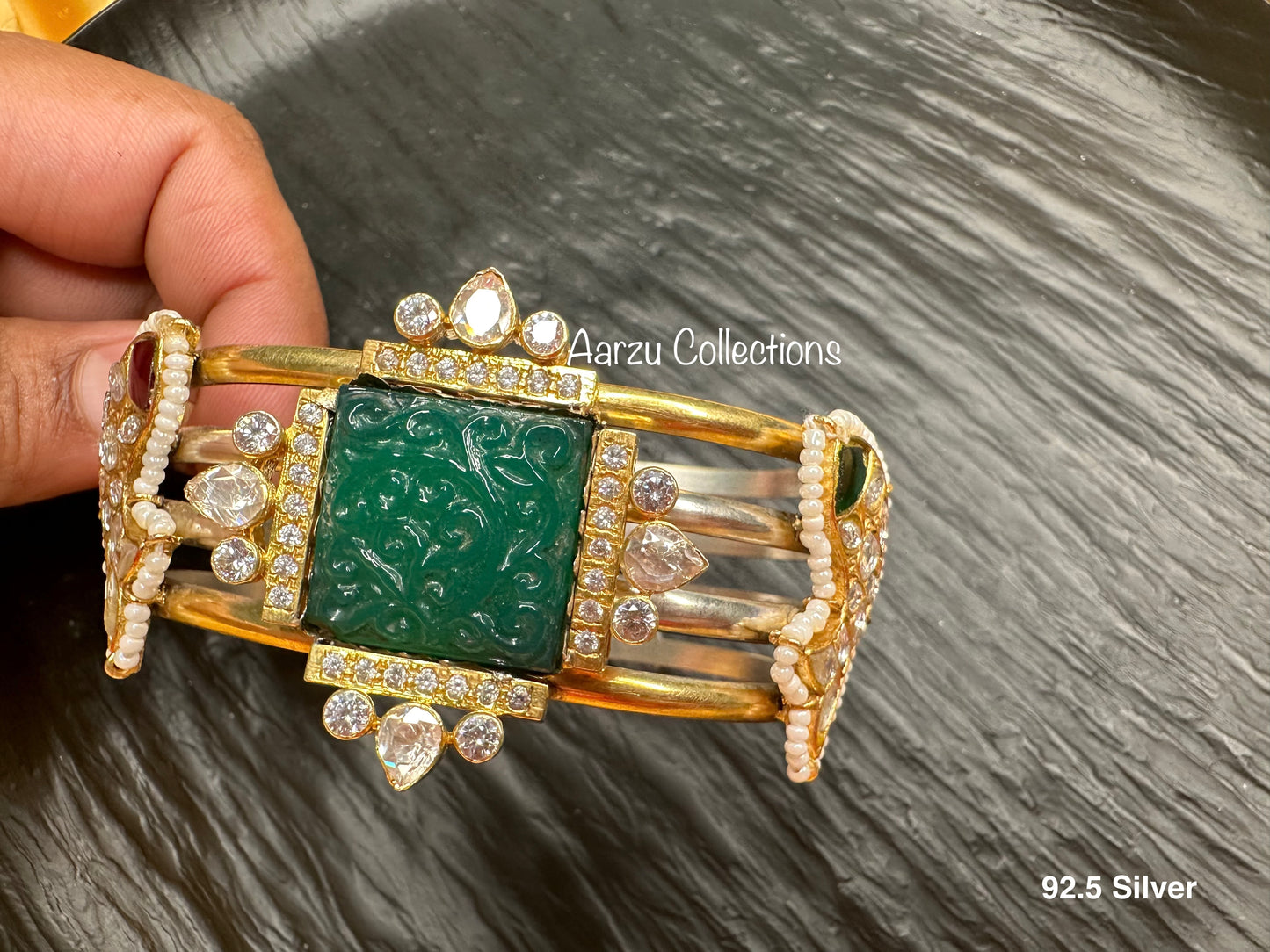 92.5 Silver openable fusion designer bracelet/bangle