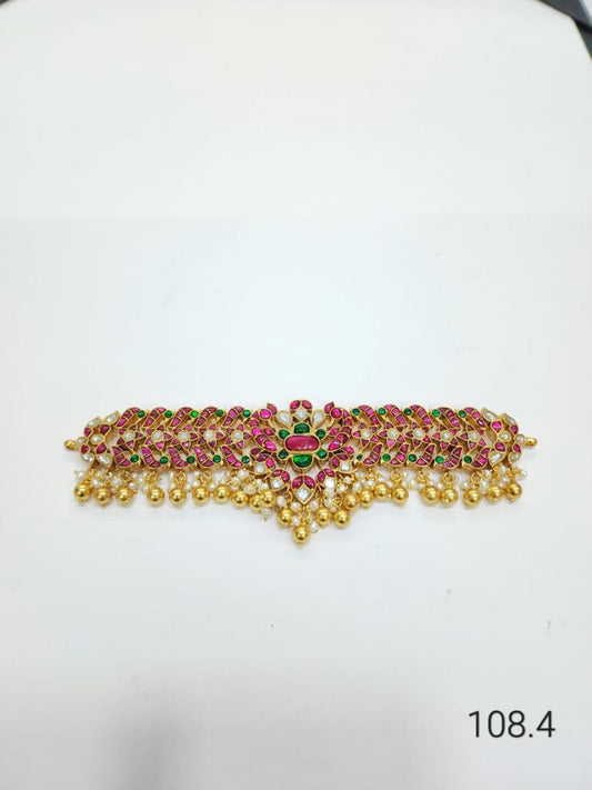 92.5 Silver Kundan Jadau Necklace