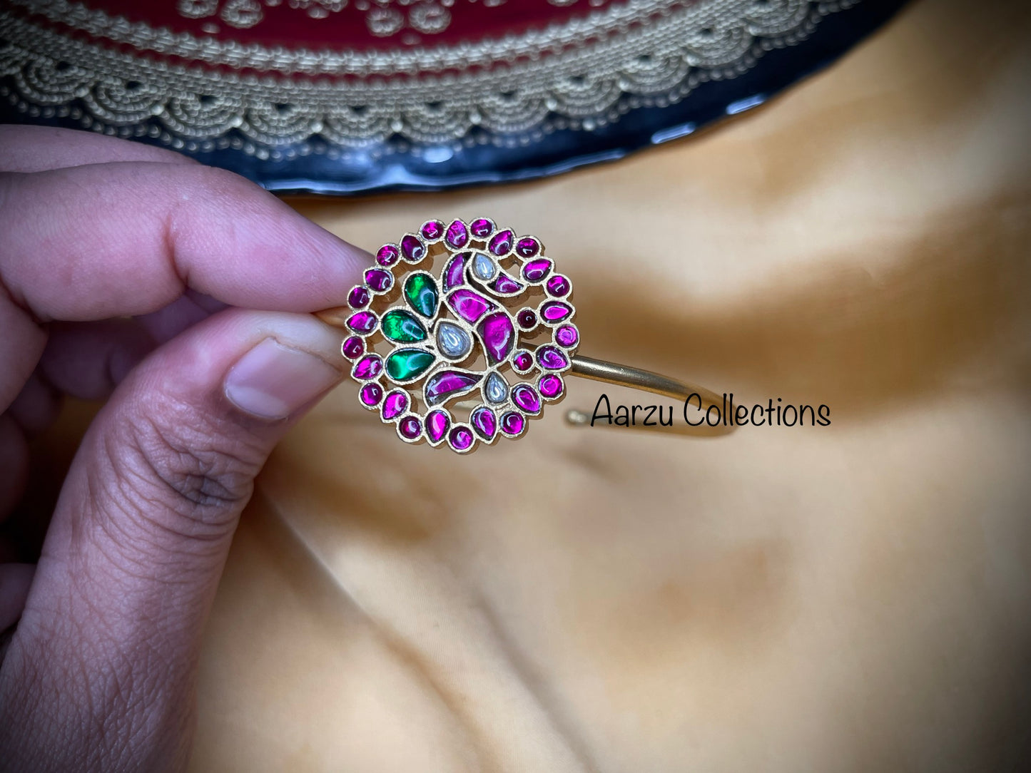 Kundan Jadau adjustable kada/bracelet