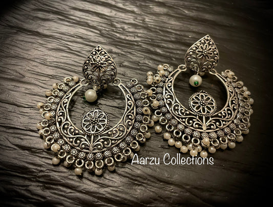 German Silver Earrings