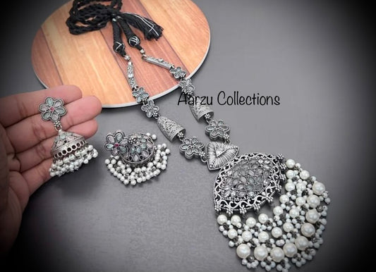 German Silver Necklace Set