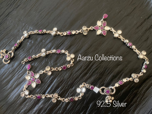 92.5 Silver Anklet