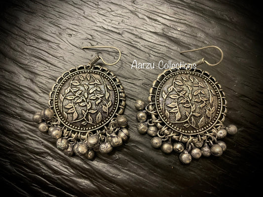 German Silver Earrings