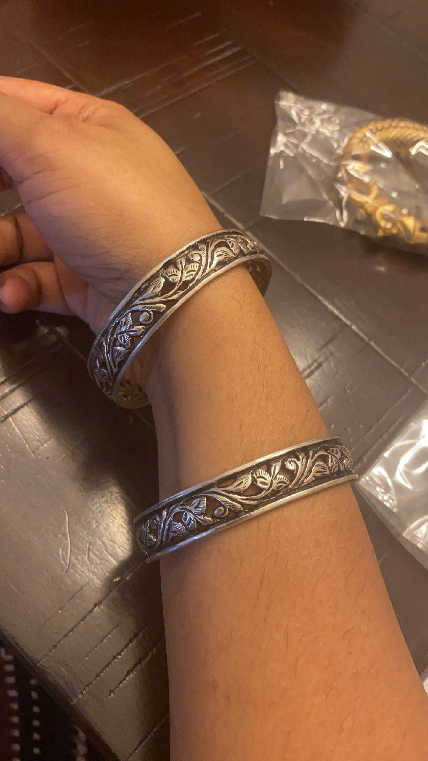 92.5 Silver Bangles pair -48 g