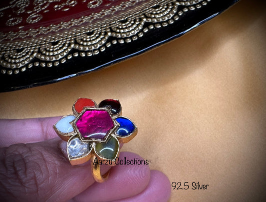 92.5 Silver Adjustable Ring