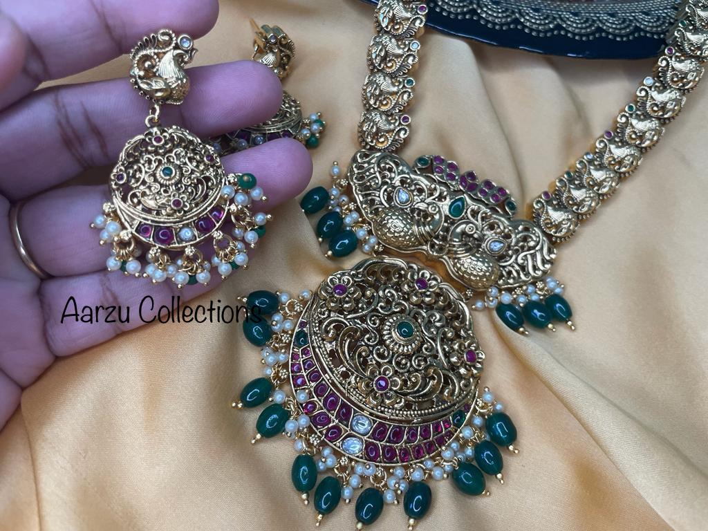 Kemp Long Mala with Earrings