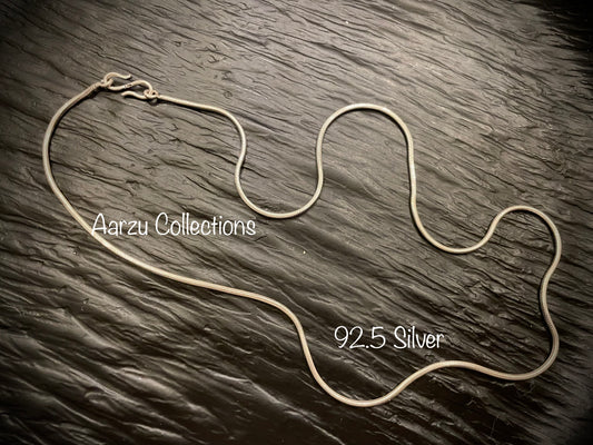 92.5 Silver chain - 20 inch