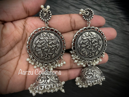 German Silver Earrings