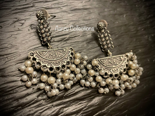 German Silver Earrings