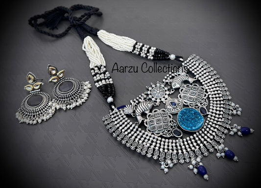 German Silver Necklace Set