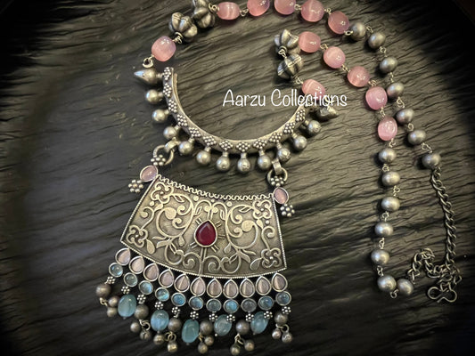 German Silver Fusion Necklace