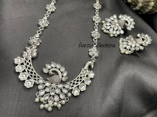 German Silver Necklace Set