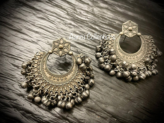 German Silver Earrings