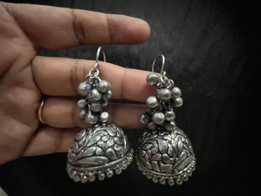 German Silver Earrings
