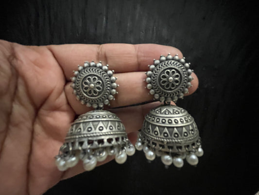 German Silver Earrings