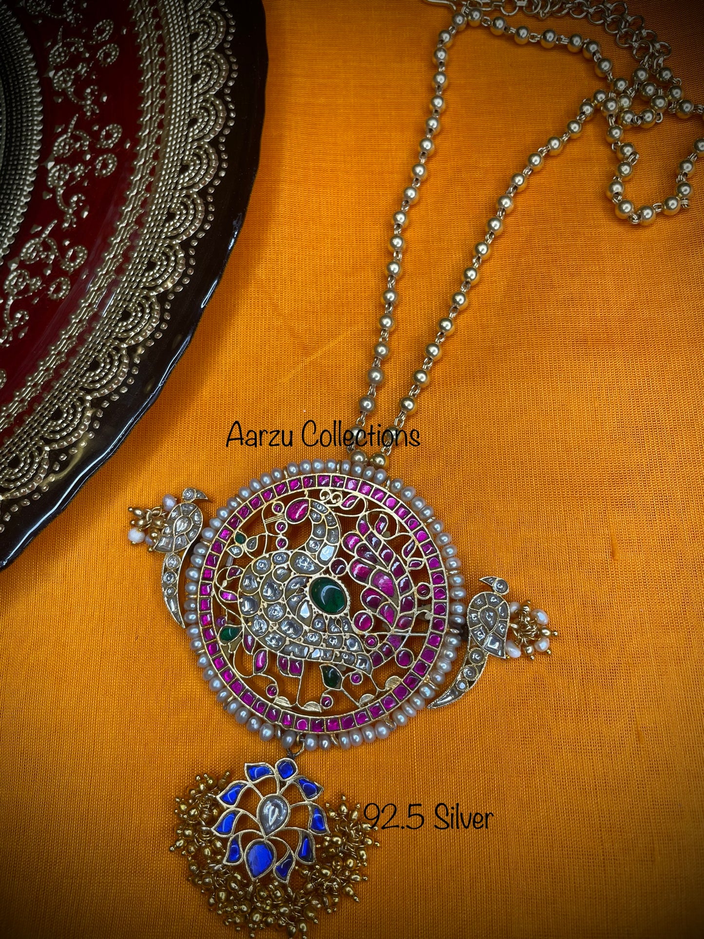 92.5 Silver pendant from our fusion collection -70 gms