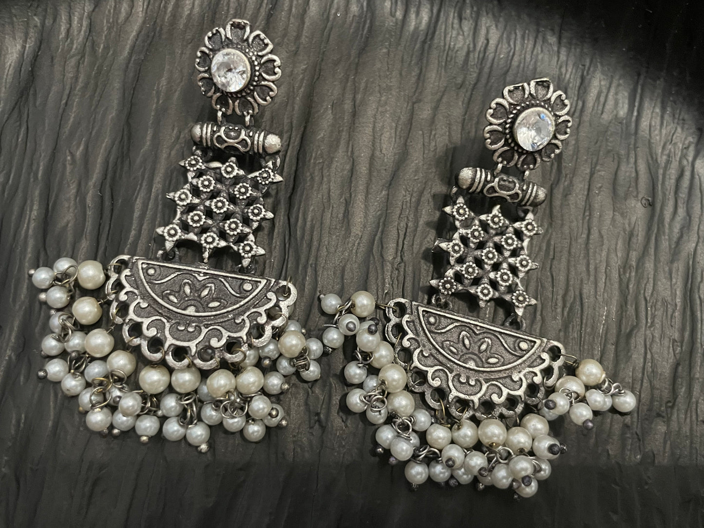 German Silver Earrings