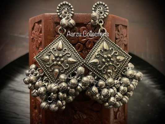 German Silver Earrings