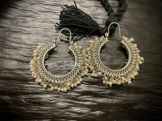 German Silver Earrings
