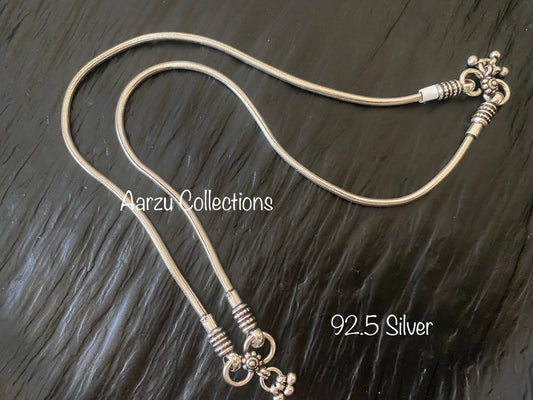92.5 Silver Anklet