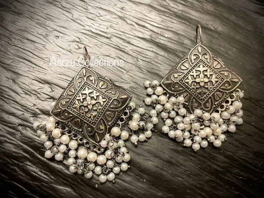 German Silver Earrings