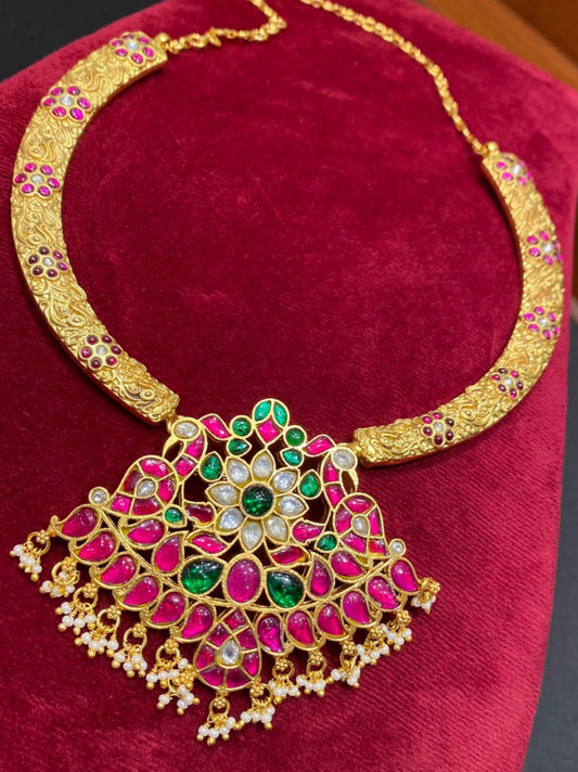 Kundan Jadau Kante Style hasli