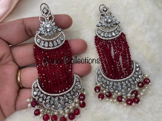 American Diamond Statement  Earrings