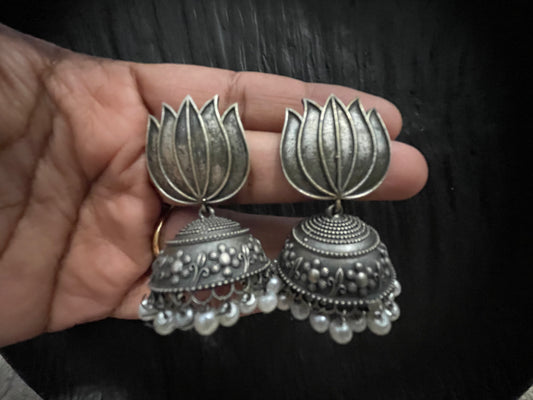 German Silver Earrings