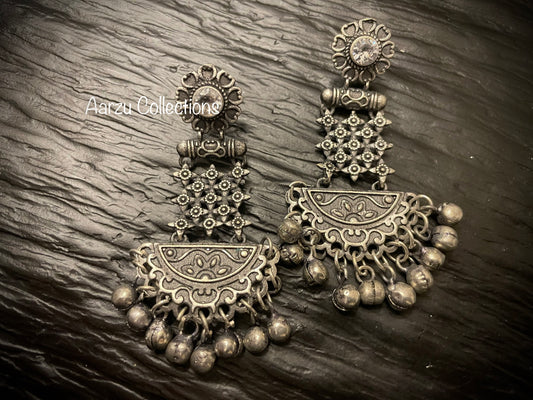German Silver Earrings