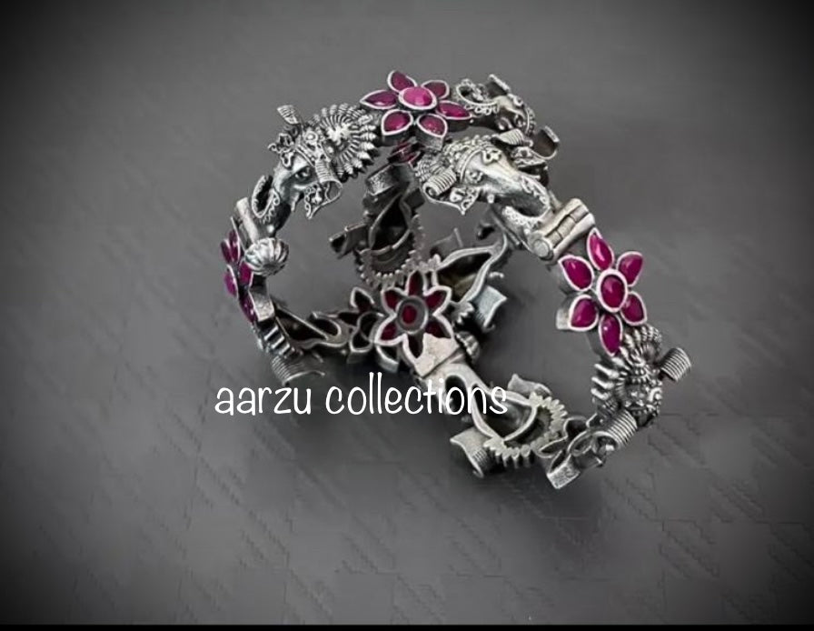 German Silver Openable Kada - sold seperately – Aarzu Collections