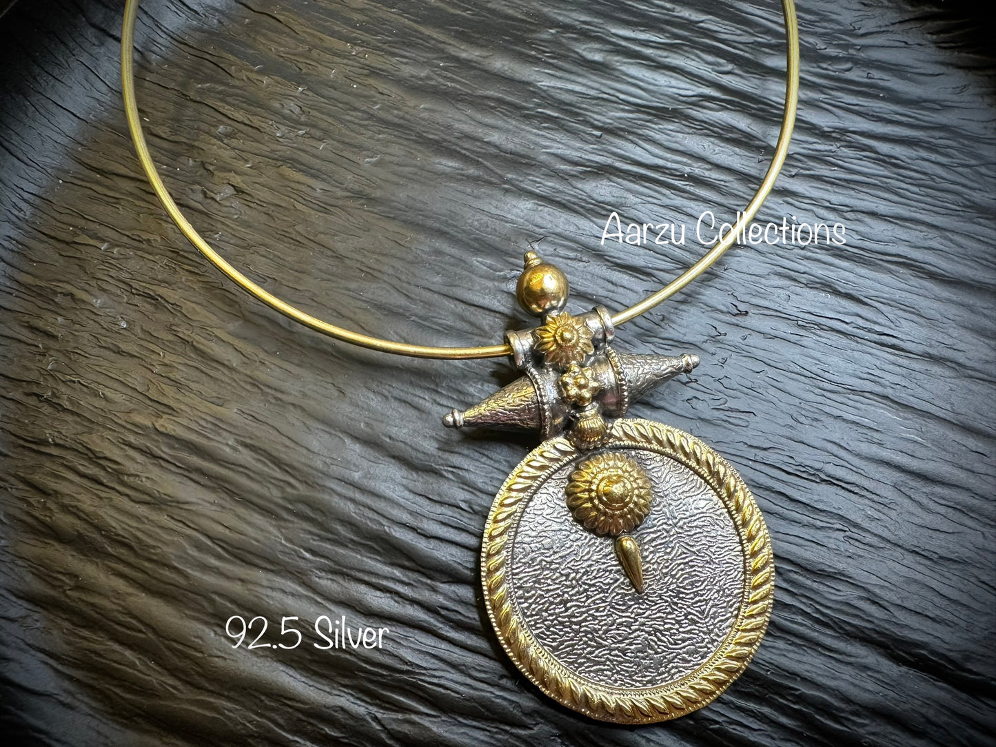 92.5 Silver pendant - 38 gms