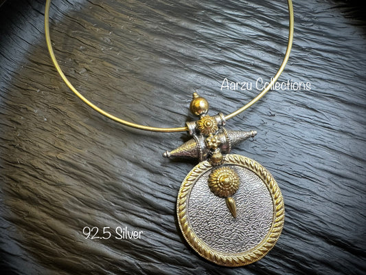 92.5 Silver pendant - 38 gms