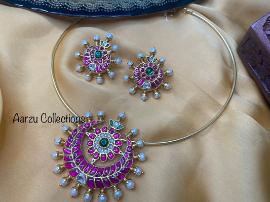 Kundan Jadau pendant set