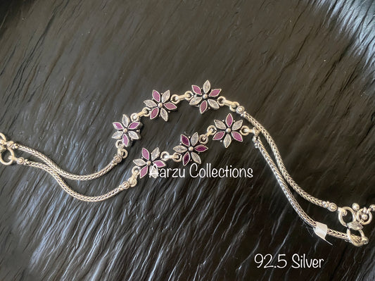 92.5 Silver Anklet