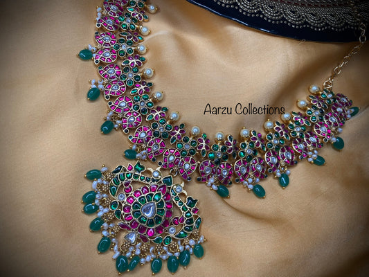 Kundan Jadau Mango necklace