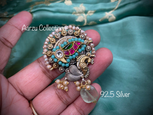 92.5 Silver fusion Ring -adjustable size